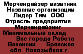 Мерчендайзер-визитник › Название организации ­ Лидер Тим, ООО › Отрасль предприятия ­ Мерчендайзинг › Минимальный оклад ­ 23 000 - Все города Работа » Вакансии   . Брянская обл.,Новозыбков г.